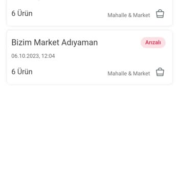 Yemeksepeti Mahalle Yemek Sepeti Paramı İade Etmedi