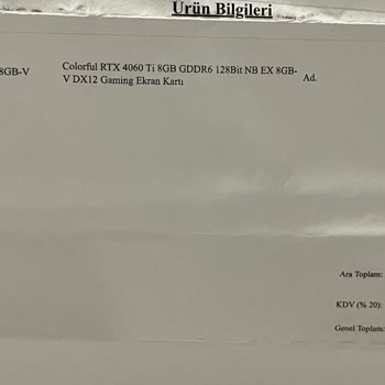 Gençer Gaming Yanlış Ürün Gönderildi