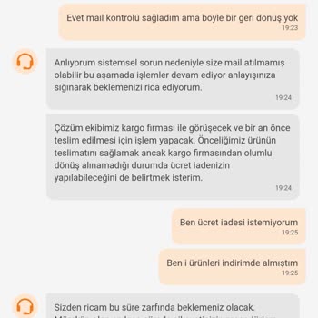Trendyol Kargonun Teslim Edilmemesi