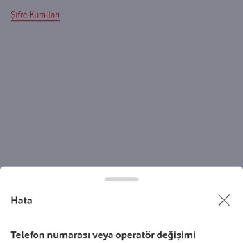 Vodafone Pay Üye Olamıyorum Hata Veriyor
