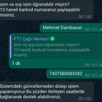PTT Kargo İş Bankası'ndan Kartımın Teslim Edilmemesi