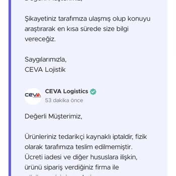AVMPark Sipariş İade Ücreti