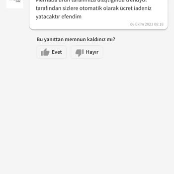 AVMPark Sipariş İade Ücreti