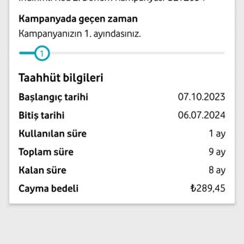 Vodafone Hattımda Faturasız Geçiş Problemi