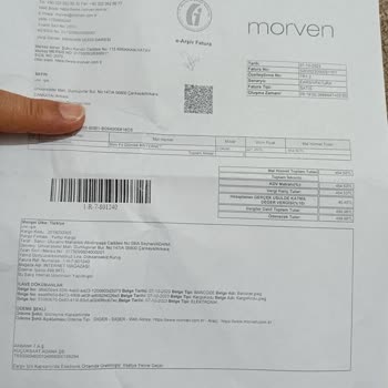 Morven Sipariş İle Gelen Ürün Özellikleri Farklı.