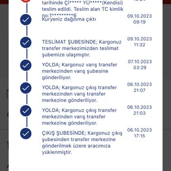 Aras Kargo Kargomu Başkasına Teslim Etmiş