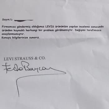 Levis T-shirt İade Ve Değişim Boyner'in Mantıksız Cevabı