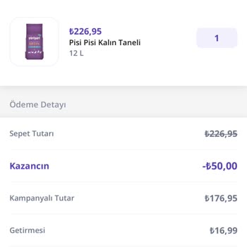 Getir Yanlış Ürün Getirmesi