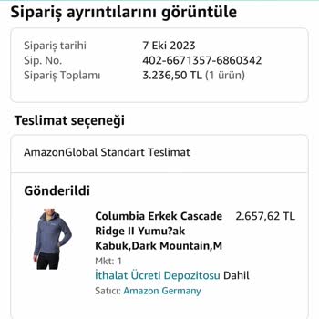Amazon Fiyat Farkını İadesi Yapılmıyor
