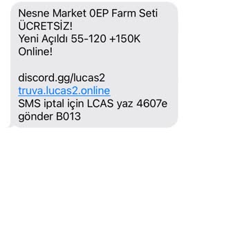 Vodafone Yabancı Numaralardan SMS