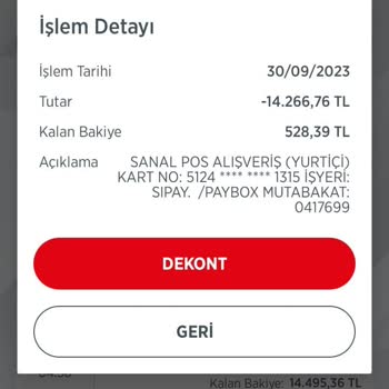 Sipay Paybox Para Çekildi Hesabımdan