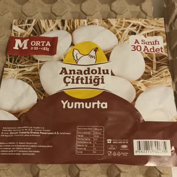 Anadolu Çiftliği 30'lu Yumurta Küflü