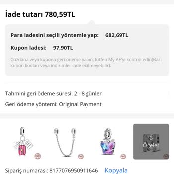 Aliexpress Sipariş İptali Para İadesi Gerçekleşmedi