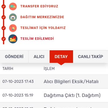 Kargom Sende Dağıtıma Çıkmıyor