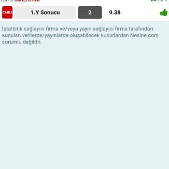 Nesine İddia Canlı Bahis Oynadığım Tutan Kuponumun Miktarı İptal Etti
