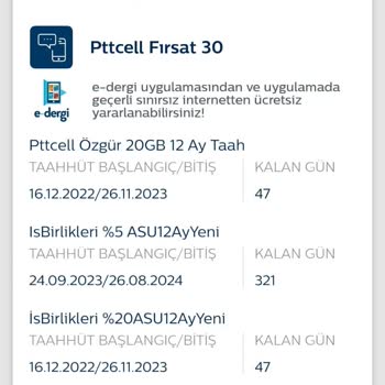 Pttcell Tarifem Bitmeden Tarife Değişikliği Yapılması