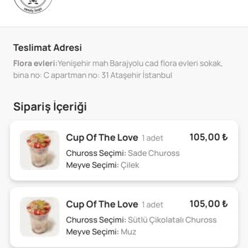 Fuudy Gönderilmeyecek Siparişin Haberinin Verilmemesi
