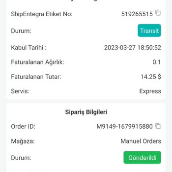 UPS Türkiye Firmasi Ürünümü Bulmasını Talep Ediyorum