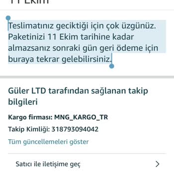 Güler E-Ticaret Aldığım Airfryer 10 Gündür Gelmedi