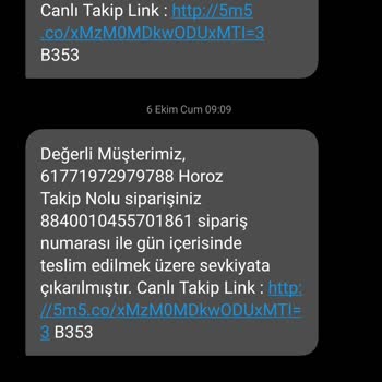Horoz Lojistik SMS Gönderilip Gelmeyen Kargo Hakkında