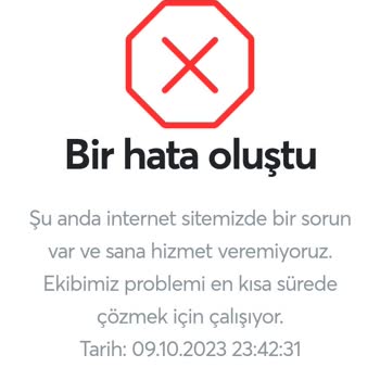 Papara Şu Anda İnternet Sitemizde Sorun Var
