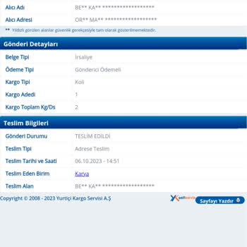 Derimod İnternet Sitesinden Aldığım Çantanın İade Koduna Ulaşamadım.