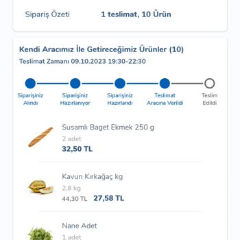 Carrefour SA Teslim Edilmeyen Sipariş