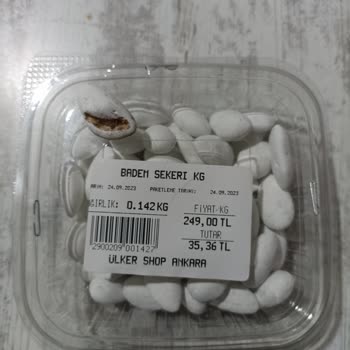 Ülker Badem Şekeri Kurt Çıkması