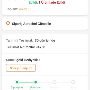 Trendyol Ürün Teslim Edilmiyor