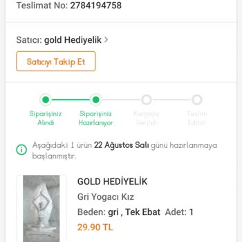 Trendyol Ürün Teslim Edilmiyor