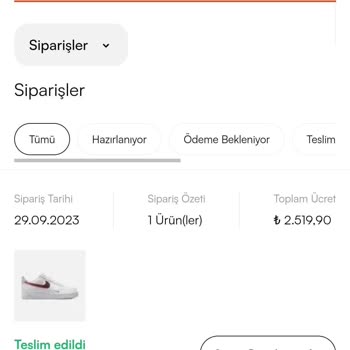 Nike WhatsApp Destek Diyorlar Ama Destek Vermiyorlar 10 Gün Olmadı Daha
