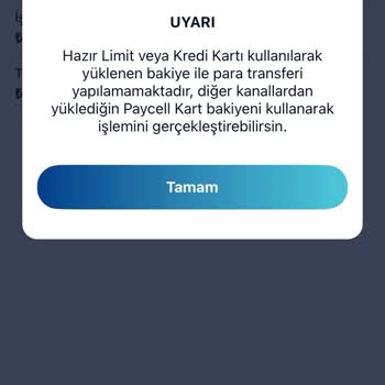 Paycell Hazır Limit Kullanamıyorum