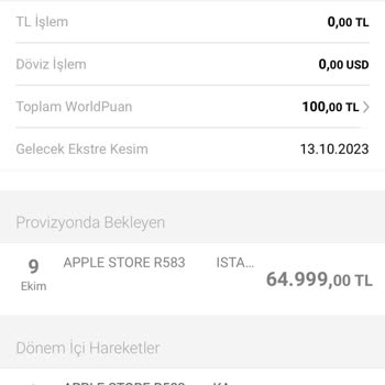 Apple Kartımdan Ödemesini Aldı Sipariş Oluşmadı