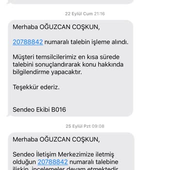 Sendeo 1 Aydır Ürünüme El Koydu