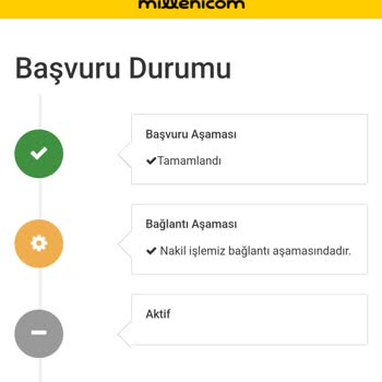Millenicom Nakil İşlemi Sorunu.