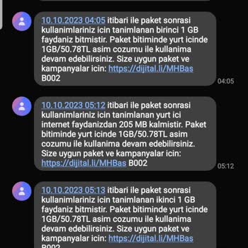 Turkcell İnternet Paket Aşımı Ve Ek Paket Tanımlama