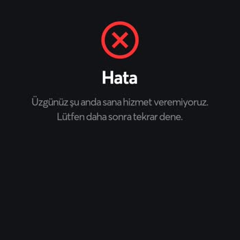 Papara Birikim Hesabı Hata Uyarısı