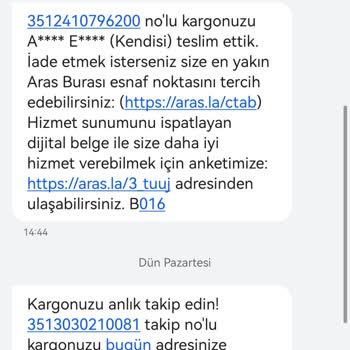 Ve Yine Yine Aras Kargo Faciası