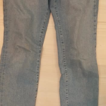 Mavi Kot Pantolon Diz Yapma