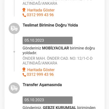 MNG Kargo Eve Gelmeyen Kargo