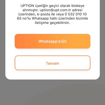 Uption-bloke Hesap, Uygulamaya Giriş Yapamıyorum