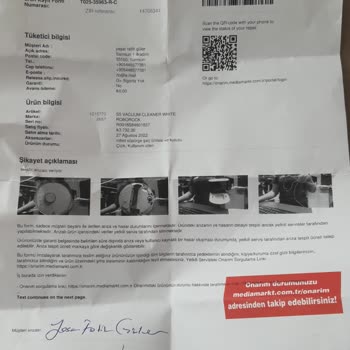 Media Markt Piazza Avm Servis Sorunu