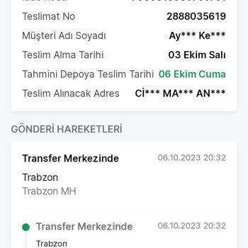 Trendyol Kargoya Verdiğim İade Ulaşmadı