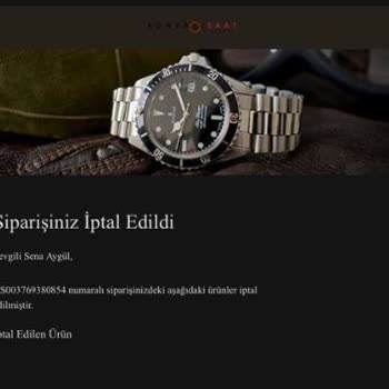 Stok Olmamasına Rağmen Online Satış Yapılması Konyalı Saat