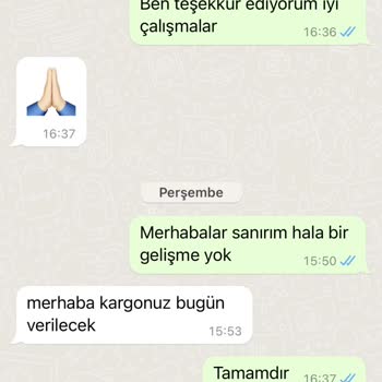 Üniformanya (Ascielbiseleri.com) 2 Hafta Oldu Hala Kargoya Verilmedi