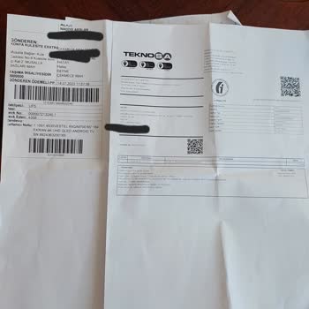 Teknosa Hasarlı Ve Ayıplı Ürün Gönderdi Değişimini Yapmıyor