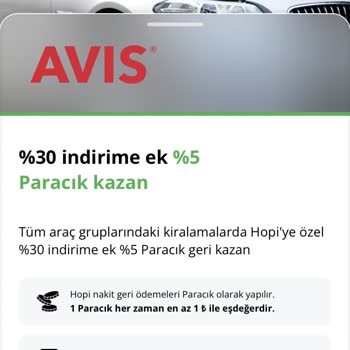 Avis Kampanyada Belirtilen Şartların Gerçekte Sağlanmaması