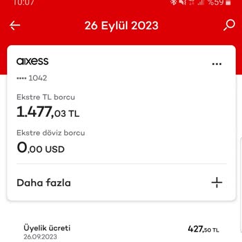 Akbank Axess Kredi Kartı Üyelik Ücreti