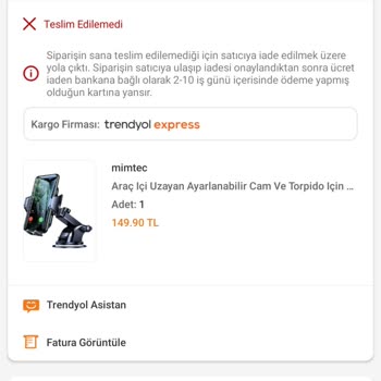 Trendyol Express Siparişimi Teslim Etmiyor