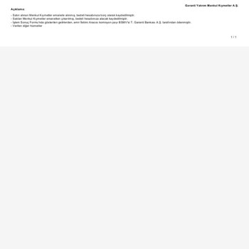Garanti BBVA Yatırım Hisse Satış Tutarı Eksik Yatmış